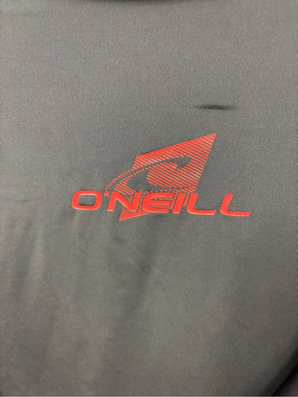 O’Neill Men’s 3XL 24/7 Sun Tee Rash Guard Shirt UPF 50+ Gray Red NWOT